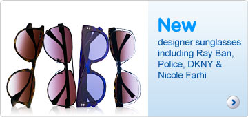 New Designer sunglasses, Ray Ban, Police, DKNY, Nicole Farhi